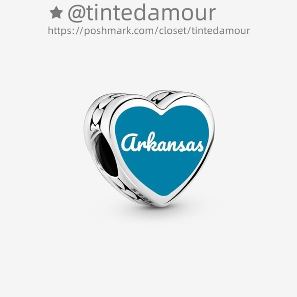 Pandora Arkansas Heart Charm|Pendant - Picture 2 of 2